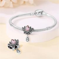 Encanto Clásico de Plata Esterlina S925 - Romántico Pulsera de 3mm con Zirconio - Ideal para Joyería DIY para Mujeres - details 8