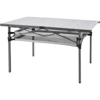 Mesa plegable enrollable de camping de aluminio portátil con bolsa de transporte - Mesa de picnic con soporte de hasta 80 kg - details 6