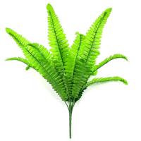 12/18/24 hojas hojas persas artificiales plantas tropicales hojas persas de seda de tacto Real palmera Artificial grande de plástico - details 5