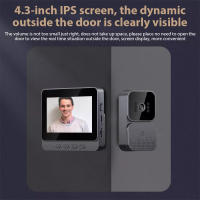 Camara De Video WiFi Puerta Inteligente Tuya Con Detección De Movimiento PIR Alarma IR Cámara HD Wireless Intercomunicador De Seguridad Para Hogar - details 2