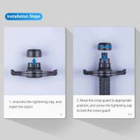Bastón Desmontable Nextorch HG1 con Guardabarros Libremente Rotable 360° de Aleación de Aluminio Aérea 2m Antidrop Design Removeable sin Herramientas - details 2