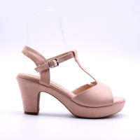 Calzados Soraia, Sandalia Cruzada de Antelina, Tacon con Plataforma, Sandalia Mujer Elegante - details 0