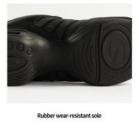 Zapatos de baile cuadrados de malla transpirable para adultos, suela suave, calzado deportivo de Fitness elevado - details 8