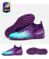 Zapatos de fútbol de marca para hombre, botas de fútbol de tobillo alto Unisex para exteriores, zapatillas cómodas de entrenamiento deportivo de fútbol sala FG/TF - details 39
