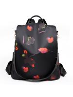 Mochila Multifuncional Antirrobo de Gran Capacidad Estilo Floral Correa de Hombro Arcuada - details 27