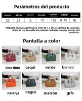 Kelly bolso de seda texturizada bufanda lichi patrón bolso de moda hombro de moda bolso de las mujeres - details 1