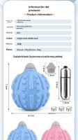 Pelota de masaje eléctrico, relajante, al entrenamiento , glúteos , isquiotibiales , cuádriceps , Autocuidadomuscular - details 1