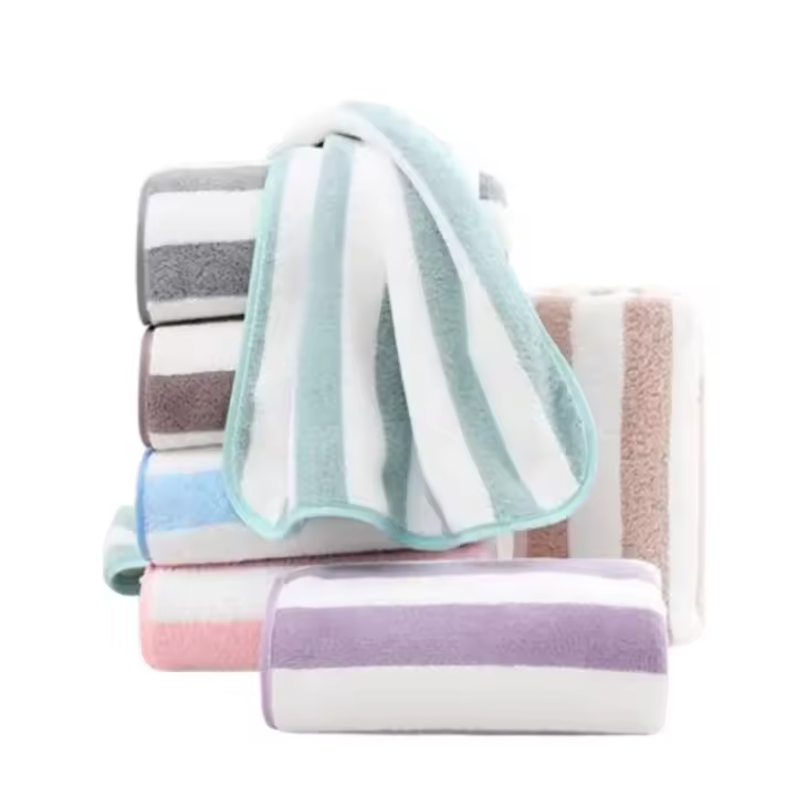 Toallas de Ducha de Terciopelo de Coral Suaves y Fuertes Absorción de Agua Uso en Baño y Dormitorio - 1