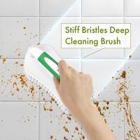 Fregar para limpiar, agarre cómodo para la ducha, cerdas rígidas con mango, cepillo de limpieza - details 2