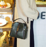 Cuero PU de alta calidad para mujer, bolso bandolera de un solo hombro con asa superior, estilo vintage sae - details 1