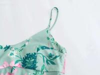Vestido midi retro con estampado de temperamento para mujer, novedad de verano, estilo europeo y americano, 2025 - details 3