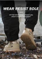 Zapatillas de seguridad para hombre, zapatos de trabajo ligeros, transpirables, antipinchazos, antideslizantes, indestructibles, Verano - details 11