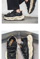 Nuevas zapatillas transpirables de malla, zapatos casuales versátiles, zapatos de papá con suela gruesa para jóvenes - details 14