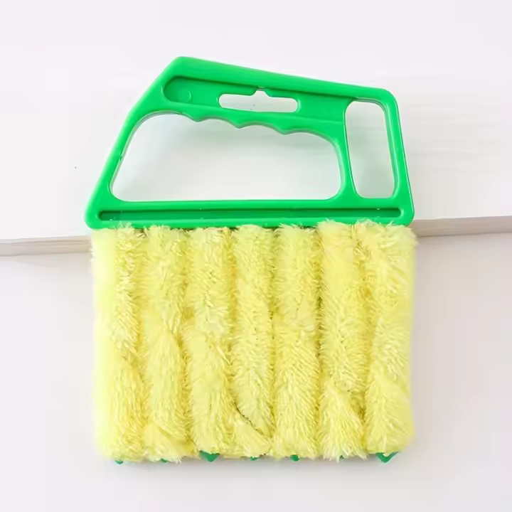 Cepillo De Limpieza Para Ventanas Cepillo Desmontable Y Lavable Para Eliminar Polvo En Ventanas Persianas Material Ecológico Plástico - 1