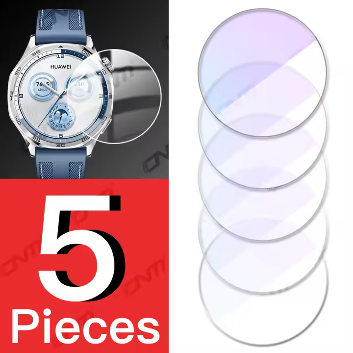 Protector de pantalla 2.5D para Huawei Watch GT 5 / GT5 Pro 46mm 42mm 41mm vidrio templado accesorios de película de protección antiarañazos - 1