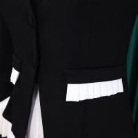 Conjunto de dos piezas de pantalón de pierna ancha plisado y top de manga acampanada de nueva moda de primavera para mujer D553 - details 18