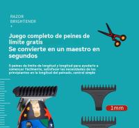 Afeitadoras para barba inteligente multifunción para casa traje hombre cortapelos profesional - details 13