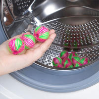 Bolas De Limpieza Para Lavadora 2/4pcs Eliminador De Pelo De Animales Reutilizable Filtro De Ropa Accesorio Para Lavadora Elimina Pelos Y Evita Enredos - details 13