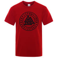 Camisa de manga corta Odin Vikings para hombre, camiseta informal de Hip Hop, ropa de calle Haruku, verano 2022 - details 11