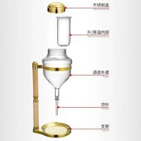 olla de sake, accesorios de vidrio, juego, botella de vino de hielo japonés - details 6