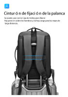 Mochila de negocios para hombre, bolsa de ordenador informal, puede contener computadoras de 14-15,6 pulgadas y puede ampliar la capacidad - details 9