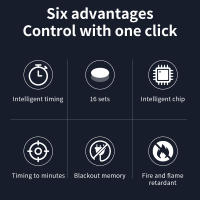 Interruptor de temporizador Digital, enchufe de la UE, toma de corriente electrónica programable con ajuste de hora y día, semanal, aparato de cocina - details 1