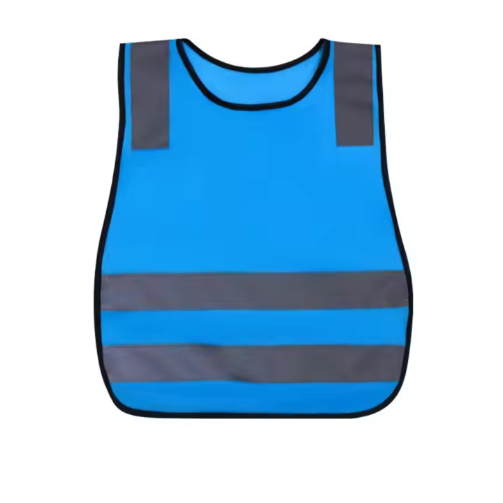 Chaleco de seguridad informal de alta visibilidad para niños, chaleco reflectante cómodo y transpirable, chaleco de tráfico a la moda para carretera - 1