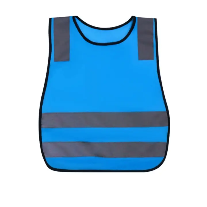 Chaleco de seguridad informal de alta visibilidad para niños, chaleco reflectante cómodo y transpirable, chaleco de tráfico a la moda para carretera - 1
