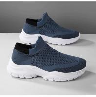 Nuevos Zapatos Deportivos para hombre, transpirables, informales, con parte superior De malla a la moda, para correr, para caminar - details 7