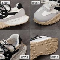 Zapatos de entrenamiento alemanes con suela de plataforma para mujer 2025 primavera nuevo color a juego Forrest Gump zapatos casual versátil antideslizante correr deportes papá zapatos - details 20