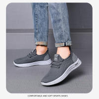Zapatillas de moda para hombre Zapatillas elásticas ultraligeras y transpirables Suela blanda Zapatos casuales - details 15