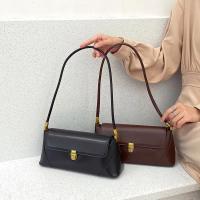 Bolso de hombro de cuero de PU para mujer, bolso pequeño, color sólido, de moda - details 20