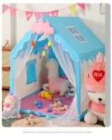 Tienda de campaña para niños pequeños para interiores y exteriores, castillo de princesa rosa grande con ventanas, muebles de habitación para niños - details 6