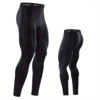 Leggings de compresión de alto rendimiento para hombres, mallas de entrenamiento físico para mejorar el rendimiento físico y la comodidad al correr - details 14
