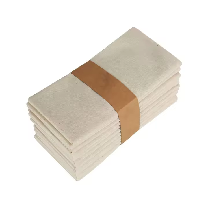 Servilleta De Lino Bohemia Para Mesa De Comedor, Decoración De Boda, Color Liso Para El Hogar - 1