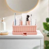 Caja de almacenamiento de cepillos de dientes de silicona desmontable, soporte de cepillo de dientes de fácil limpieza, organizador antideslizante para pasta de dientes - details 6