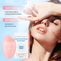 Protector solar facial, protector solar Mineral hidratante resistente al agua, tinte transparente, crema antiedad SPF 50+, protector solar con Control de aceite - details 9