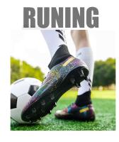 Zapatos de fútbol juveniles de caña alta con clavos largos antideslizantes para deportes de entrenamiento en oferta - details 16