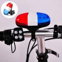 Timbre de Bicicleta con Sirena Electrónica de 4 Tons Luz de Coche Policial con 6 LED para Niños - details 8
