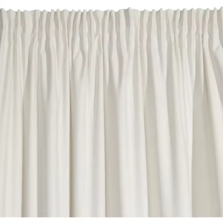 Villa Opaca Terciopelo con Cinta Unidad, Panel, Suave, Clásico, Elegante, Sala de Estar, Dormitorio, Grueso 290 g/m, Cremoso - 1