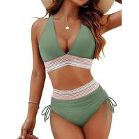 Traje de baño sexy para mujer, traje de baño de bikini de dos piezas con cintura adelgazante, superventas - details 19