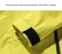 LNGXO Chaqueta Impermeable Unisex para Senderismo, Escalada y Camping Material de Poliéster - details 19
