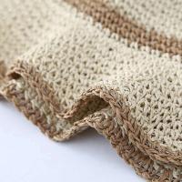 Nuevo cubo de paja de verano para mujer, sombrilla para exteriores, pescador, moda para mujer, sombrero de playa para vacaciones, regalo de primavera - details 9