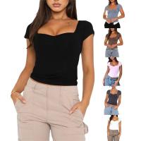 Ropa de verano ajustada Y2k Fairy Grunge 2000s para mujer, camisetas de manga corta con cuello en V, ropa de calle - details 9