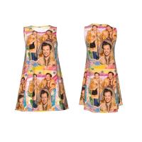 Vestido veraniego suelto personalizado H-Fine e Album S-Styles con estampado de bolsillo, vestido sin mangas para mujer para vacaciones en la playa - details 26