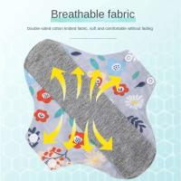 Compresa menstrual orgánica absorbente, reutilizable para evitar fugas de orina, ropa interior lavable, higiene femenina - details 4