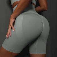 Yoga mujeres sin costuras gimnasio entrenamiento cintura alta Push Up Fiess deportes ciclismo pantalones cortos - details 24