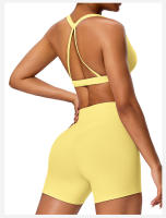 Sujetador deportivo de verano Pure Desire de baja intensidad con almohadillas para el pecho, hermoso top de yoga y entrenamiento físico - details 17