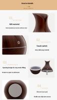 Humidificador de Aromaterapia de 200ml Difusor Pequeño con 7 Colores Difusor Ultrasonido para Oficina y Hogar - details 8