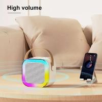 Micrófono Dual inalámbrico para Karaoke, Altavoz Bluetooth con luces de colores RGB, HIFI envolvente, Subwoofer para fiesta, regalo de Navidad para niños - details 10